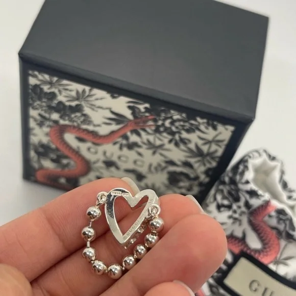Gucci Sterling silver heart ring - Picture 4 of 5